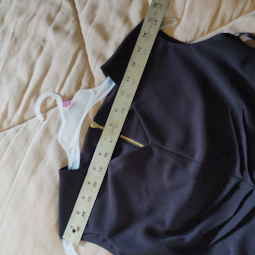 Calvin Klein Fit & Flare Sheath Dress Black 2 - Picture 10 of 15